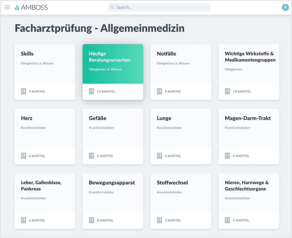 Amboss 50 Tage Lernplan Lernplan Facharztprüfung: Allgemeinmedizin | AMBOSS